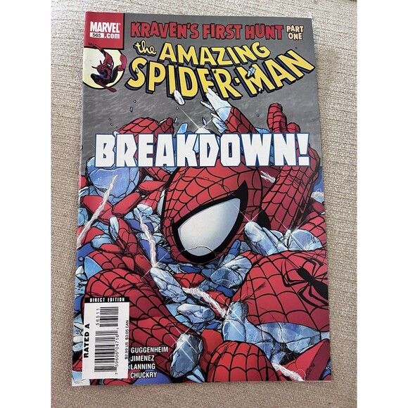 AMAZING SPIDER-MAN # 565 MARVEL COMICS 2008 KRAVEN'S FIRST HUNT - Picture 2 of 12
